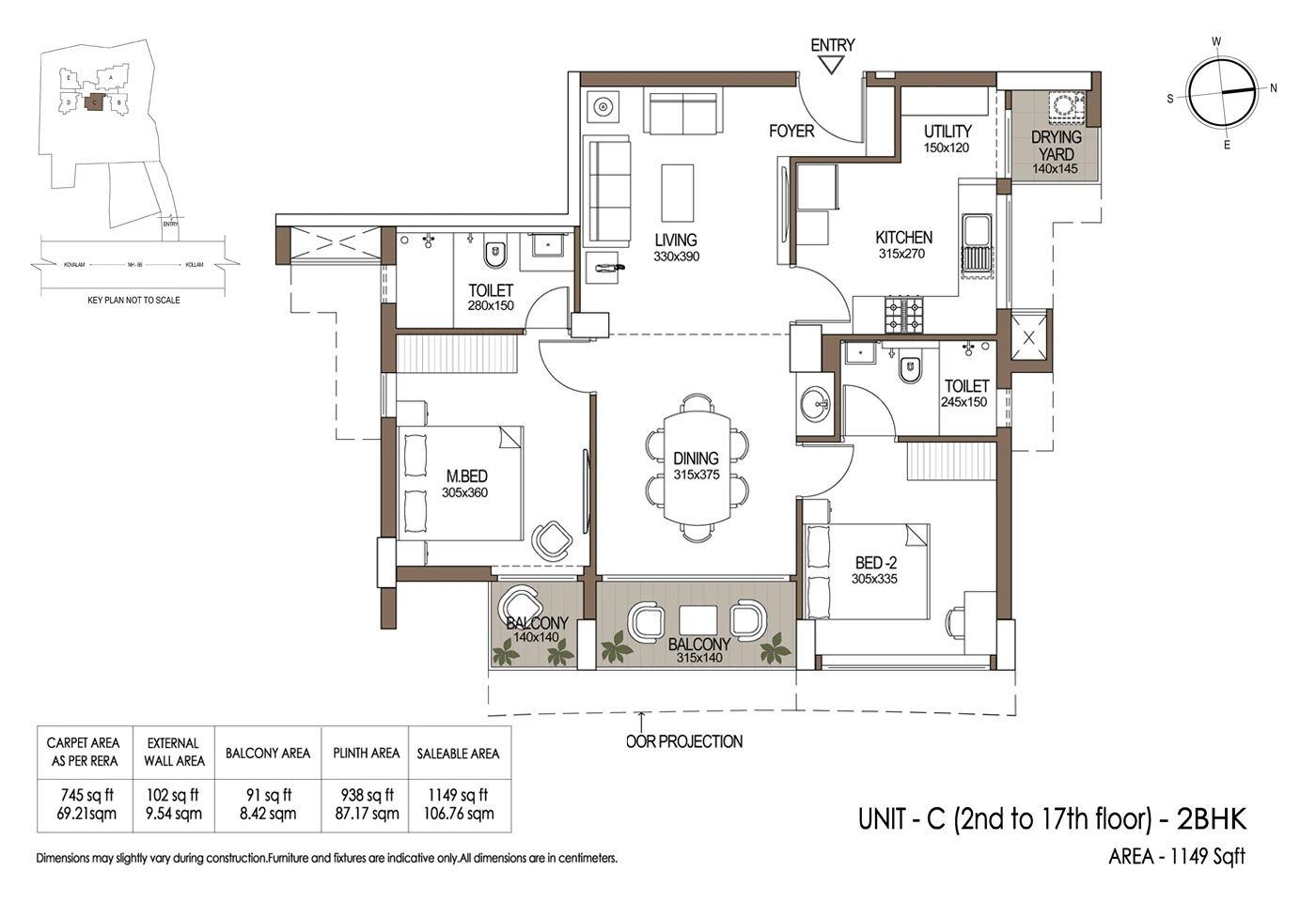 18th Floor Plan